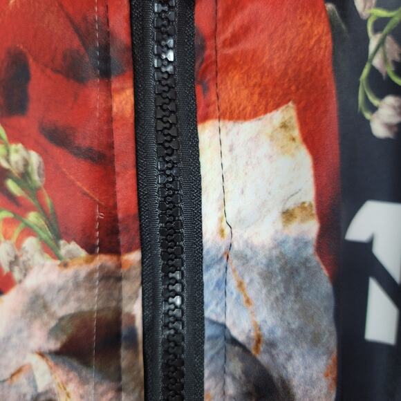 Fresh Hoodz Mens Antique Floral Bomber Jacket - Picture 6 of 14